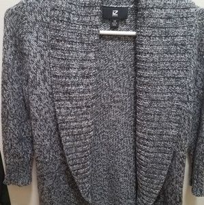 IZ Byer Grey/Black Cardigan